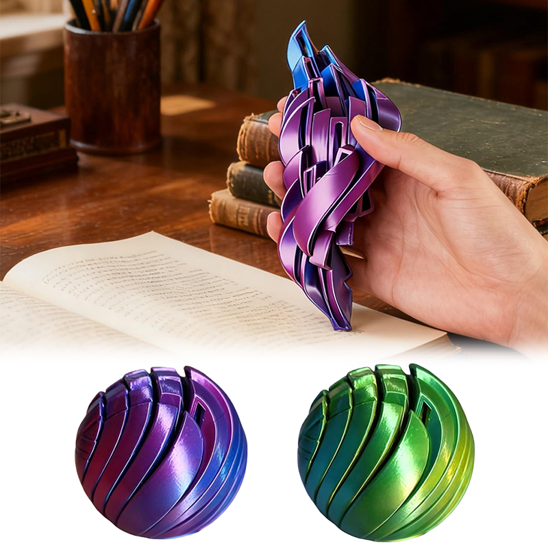 3D Printing Drawing - Slime Topu Stres Çarkı Oyuncağı 3D
