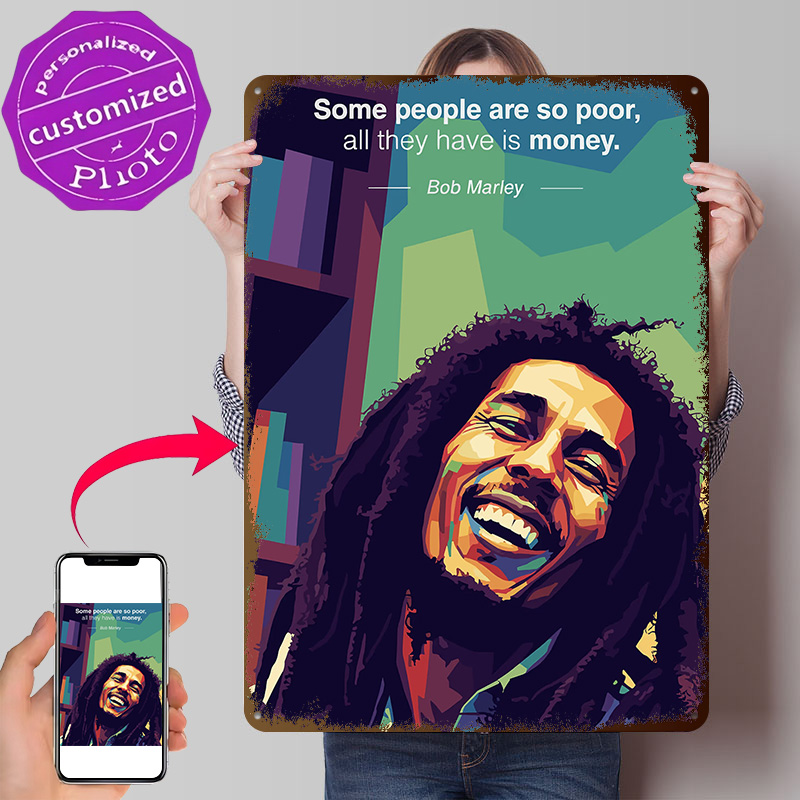 3D Printing Quote - Bob Marley Alıntısı Pop Art 3D