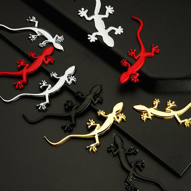 3D Printing Lizard - 1 yansıtıcı araba Metal kamyon Sticker
