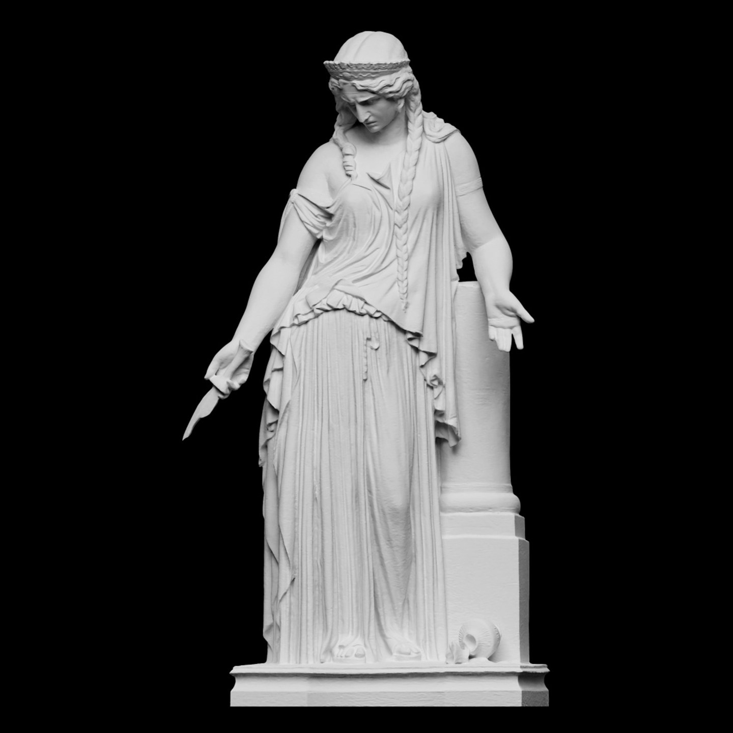 3D Printing Resin - “Medea” heykeli, 3D baskılı reçine malzeme,