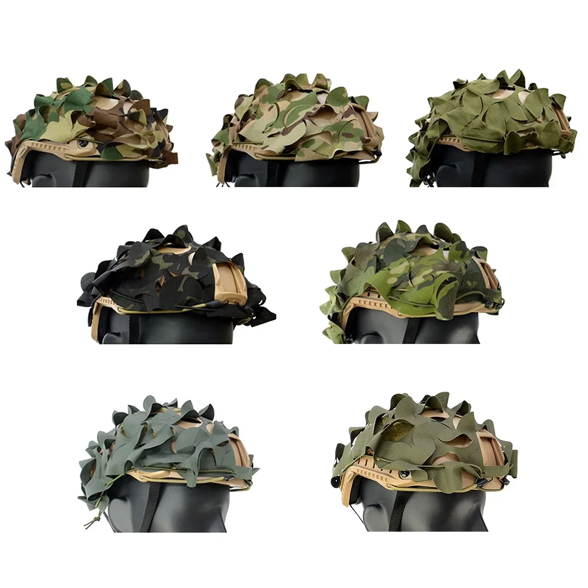 3D Printing Laser Cutting - 3D Camo Net hızlı kask kapak
