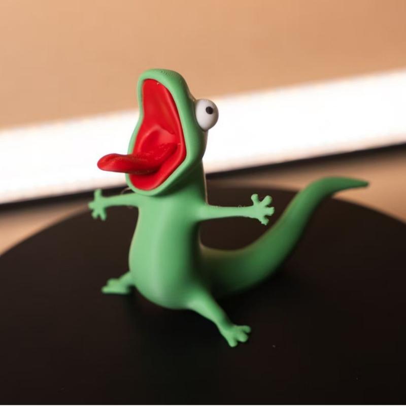 3D Baskılı Gerçekçi Yeşil Kert - 3D Printing Lizard incelemesi ve fiyatı