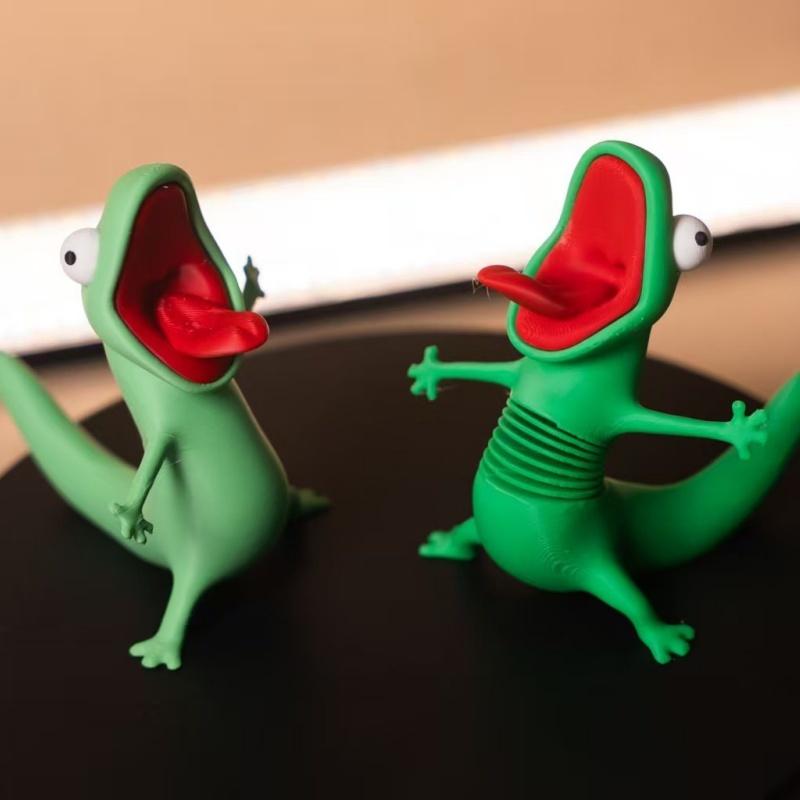 3D Baskılı Gerçekçi Yeşil Kert - 3D Printing Lizard incelemesi ve fiyatı