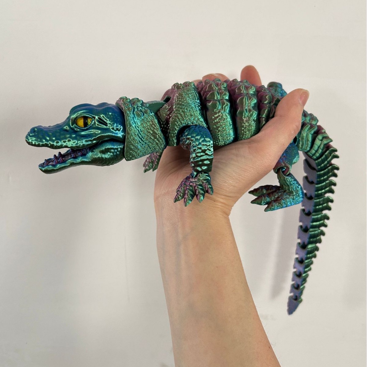 3D Baskılı Timsah, Entegre Ekl - 3D Printing Lizard incelemesi ve fiyatı