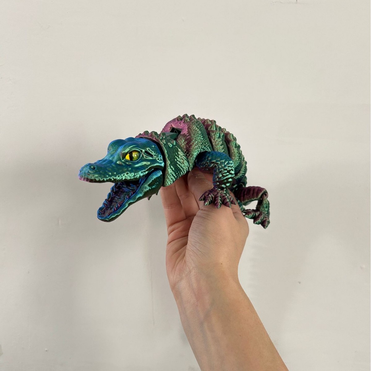 3D Baskılı Timsah, Entegre Ekl - 3D Printing Lizard incelemesi ve fiyatı