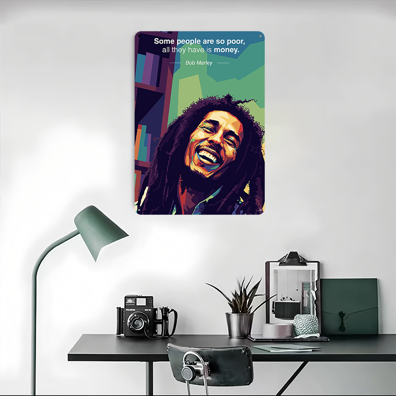Bob Marley Alıntısı Pop Art 3D - 3D Printing Quote incelemesi ve fiyatı