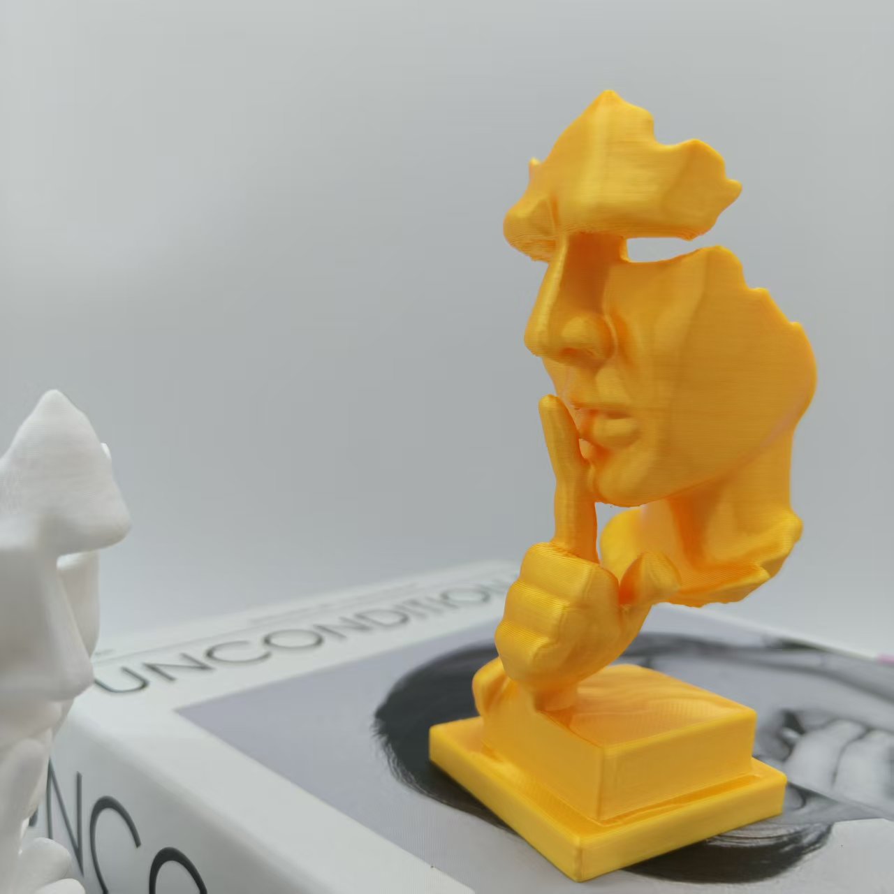 Düşünür Heykeli, Sessizlik Alt - 3D Printing Drawing incelemesi ve fiyatı