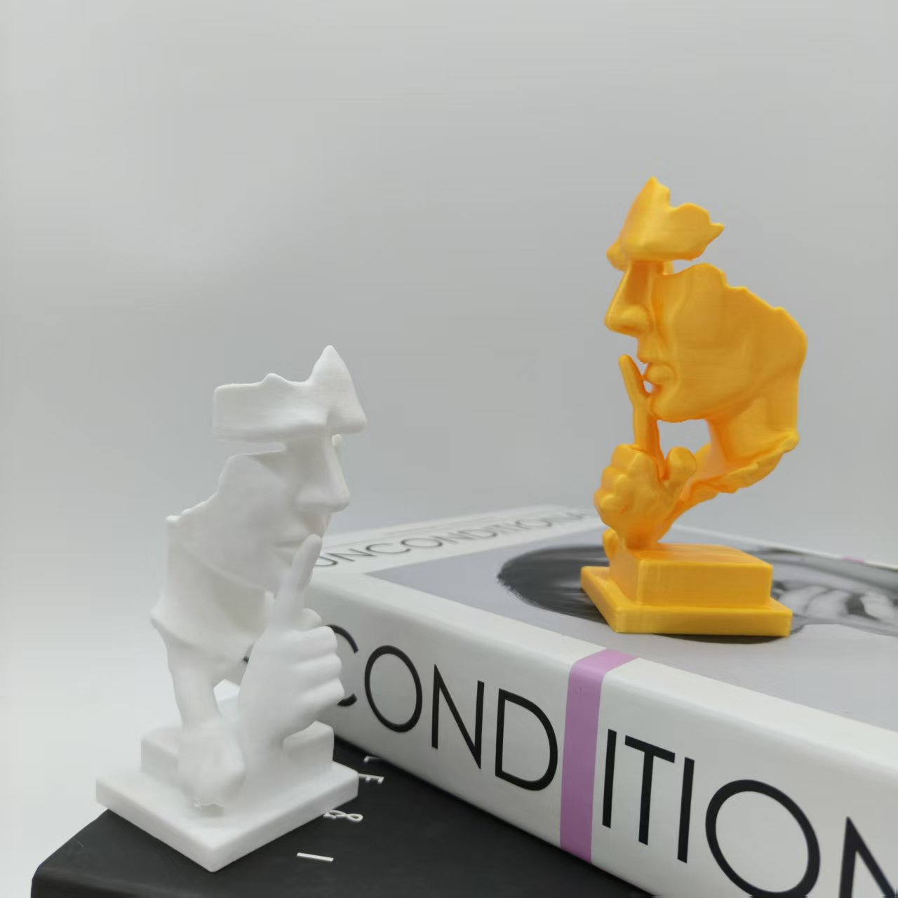 Düşünür Heykeli, Sessizlik Alt - 3D Printing Drawing incelemesi ve fiyatı
