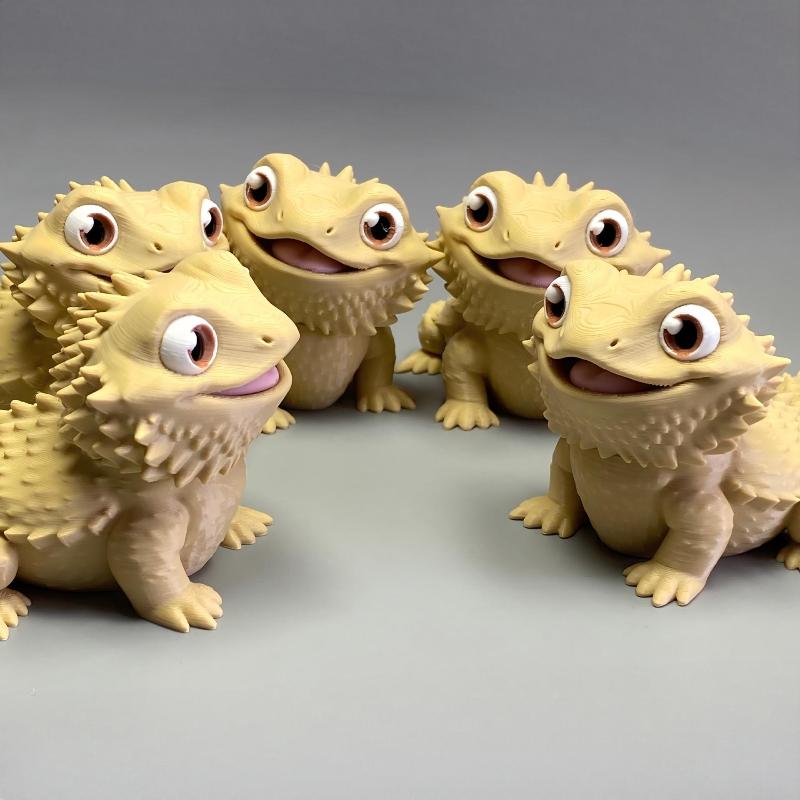 3D Baskılı Sevimli Sakallı Ejd - 3D Printing Lizard incelemesi ve fiyatı