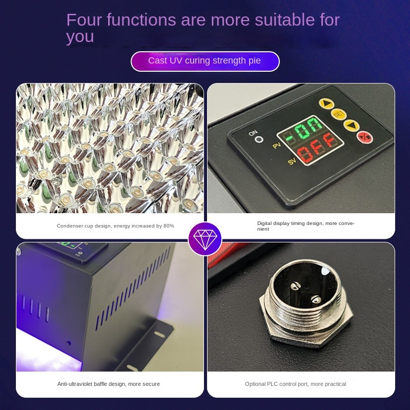 3600W 405nm UV LED Ultraviyole - 3D Printing House Machine incelemesi ve fiyatı