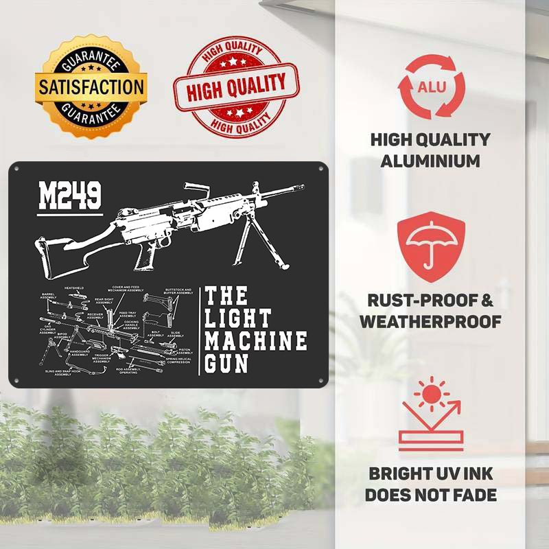 M249 Hafif Makineli Tüfek 3D D - 3D Printing House Machine incelemesi ve fiyatı