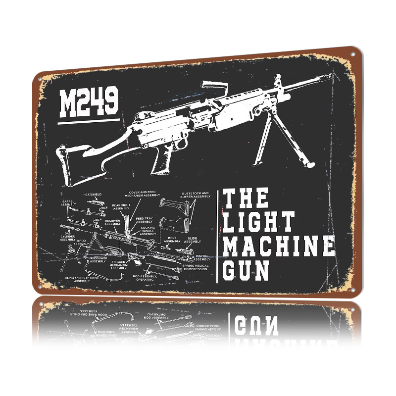 M249 Hafif Makineli Tüfek 3D D - 3D Printing House Machine incelemesi ve fiyatı