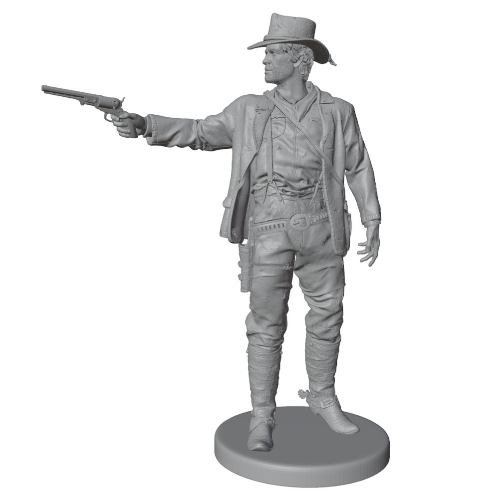 1/24/12/6 Red Dead Western Kov - 3D Printing Drawing incelemesi ve fiyatı