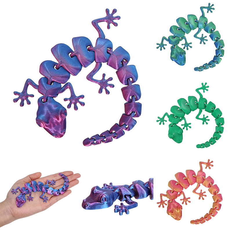 3D Baskılı Kertenkele Gecko Es - 3D Printing Lizard incelemesi ve fiyatı