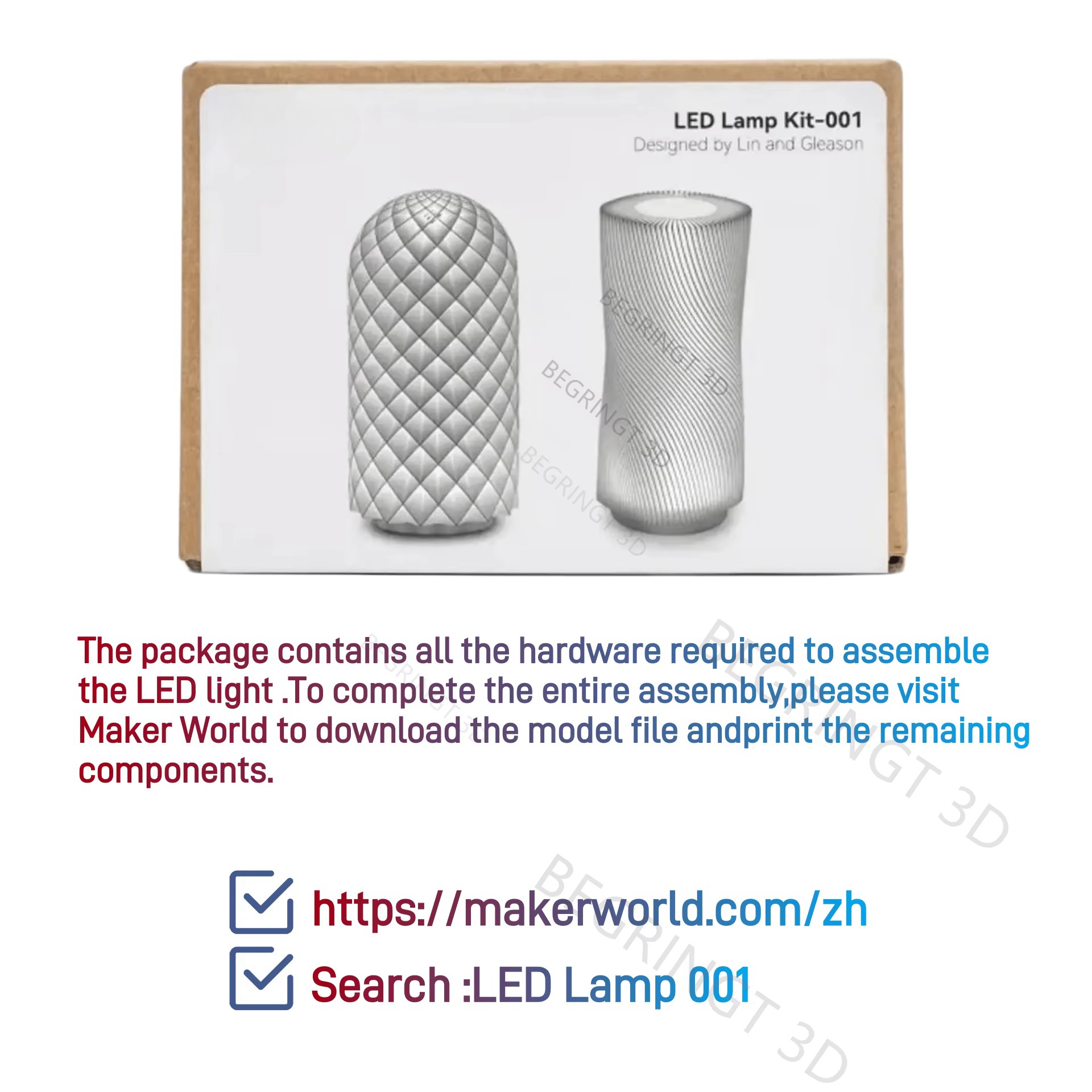 Bambu Lab için Led Lamba Kiti  - 3D Printing Process incelemesi ve fiyatı