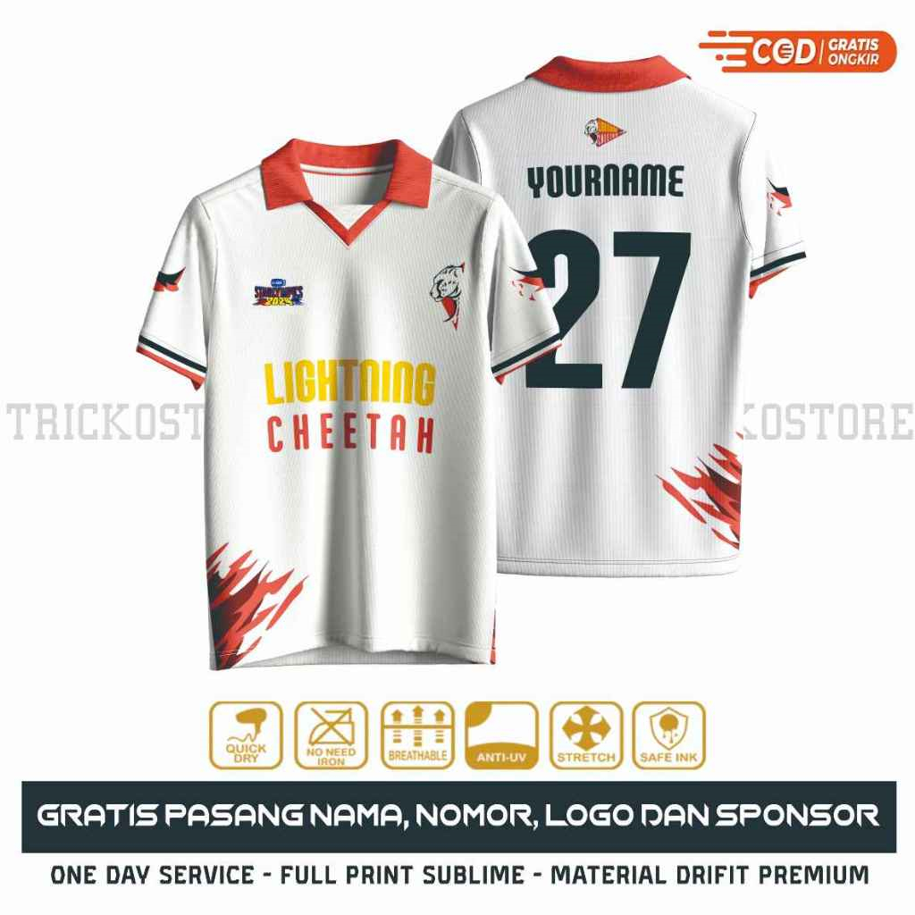 GMMTV LIGHTNING CHEETAH JERSEY - 3D Printing Eagle incelemesi ve fiyatı