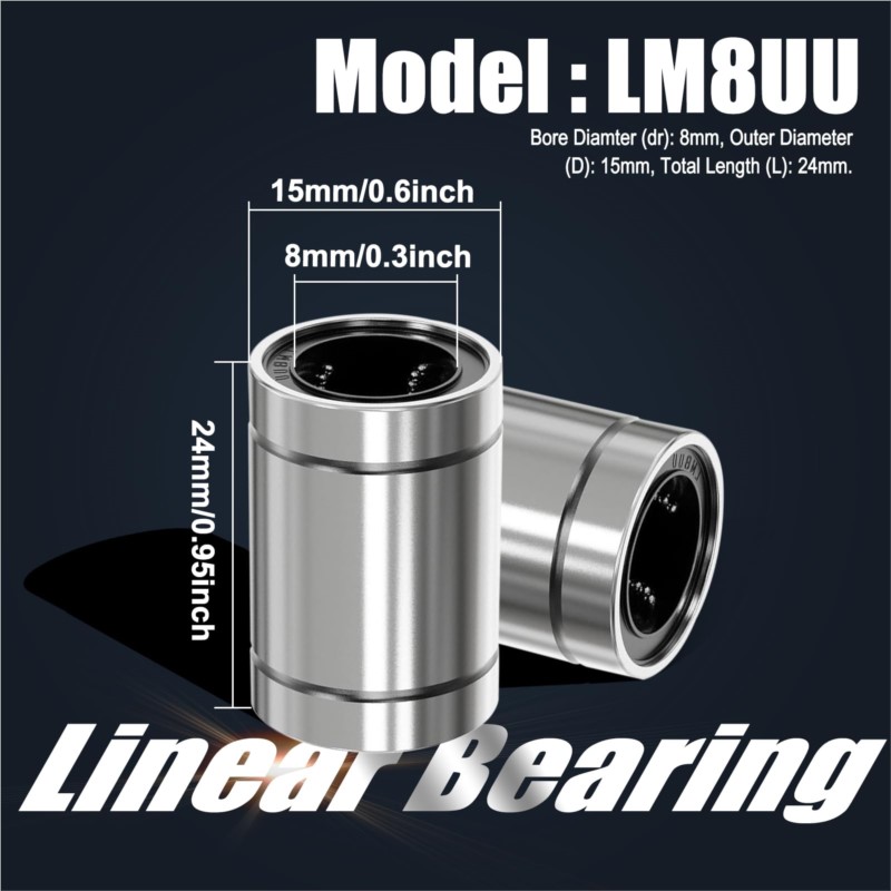 4/10 adet LM8UU LM10UU LM16UU  - 3D Printing Guide incelemesi ve fiyatı